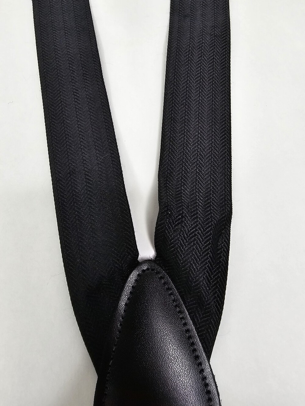 Trafalgar Suspender Bundle Set Of 2 Black & Gray Herringbone - Picture 3 of 9